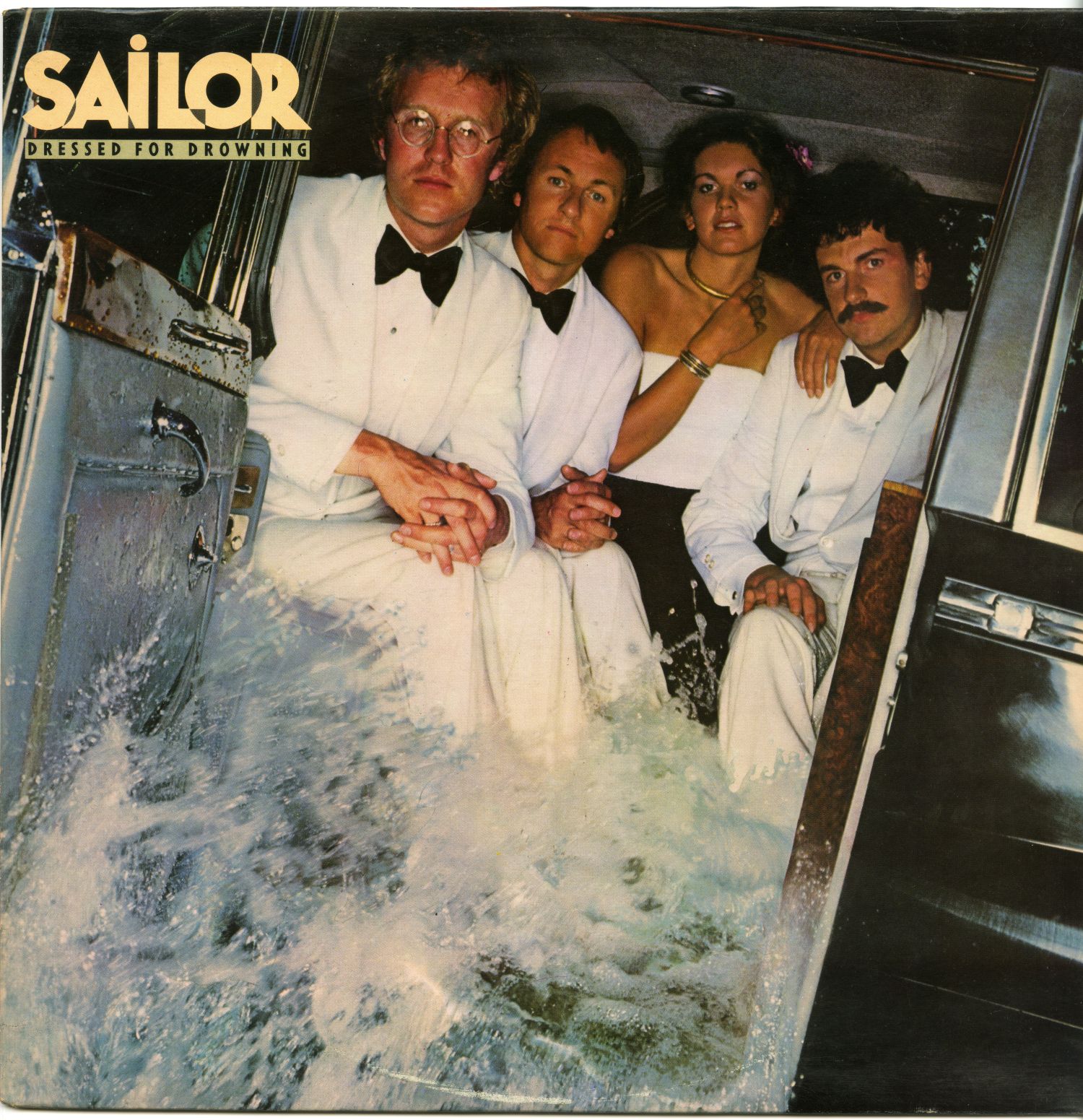 SAILOR『DRESSED FOR DROWNING』（1980年、Calibou Records）アルバムジャケット01